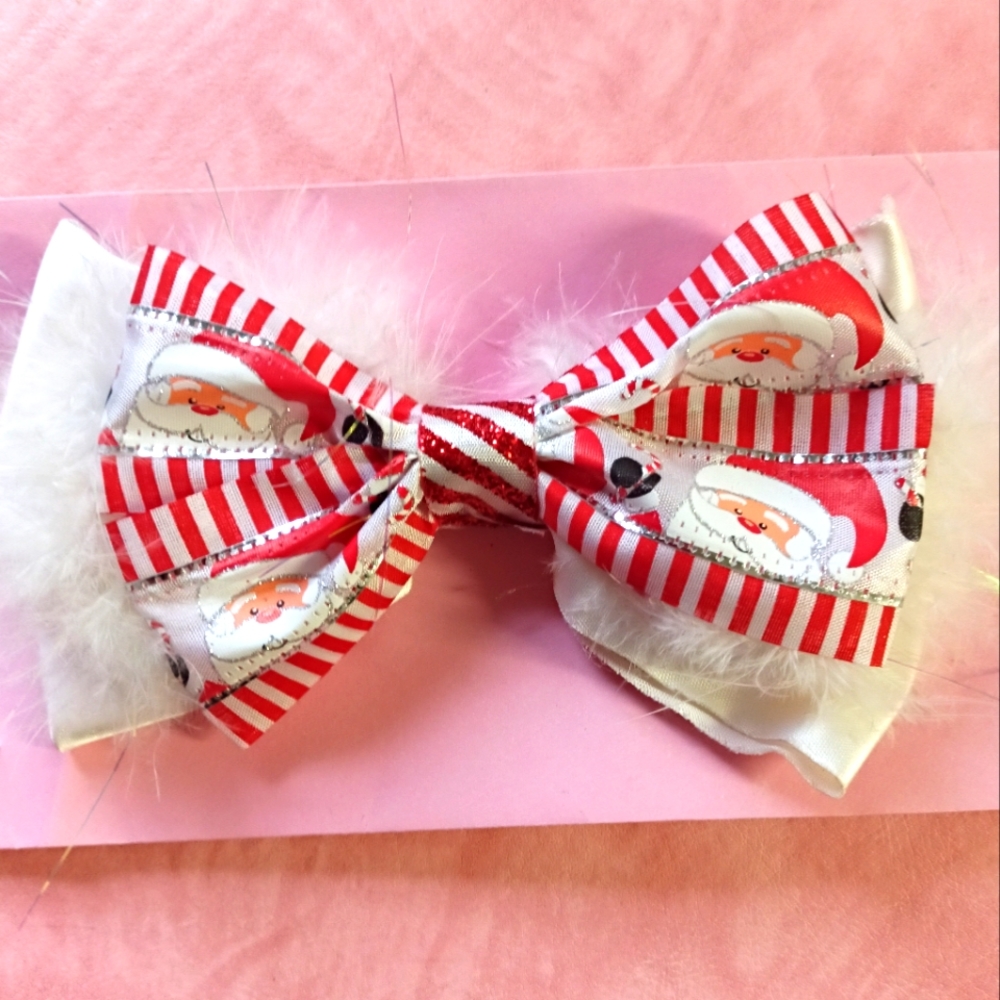 Christmas hair bow